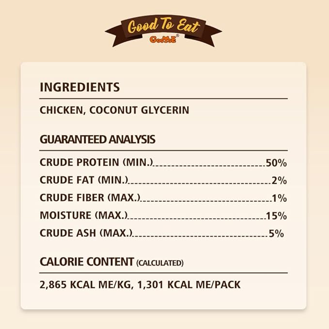 Gootoe Soft Chicken Jerky Cuts 1 lb, Dog Treats, All Natural, Hypoallergenic & Grain-Free, High-Protein, Healthy & Easily Digestible, Soft Texture, Resealable-PurrikoPets