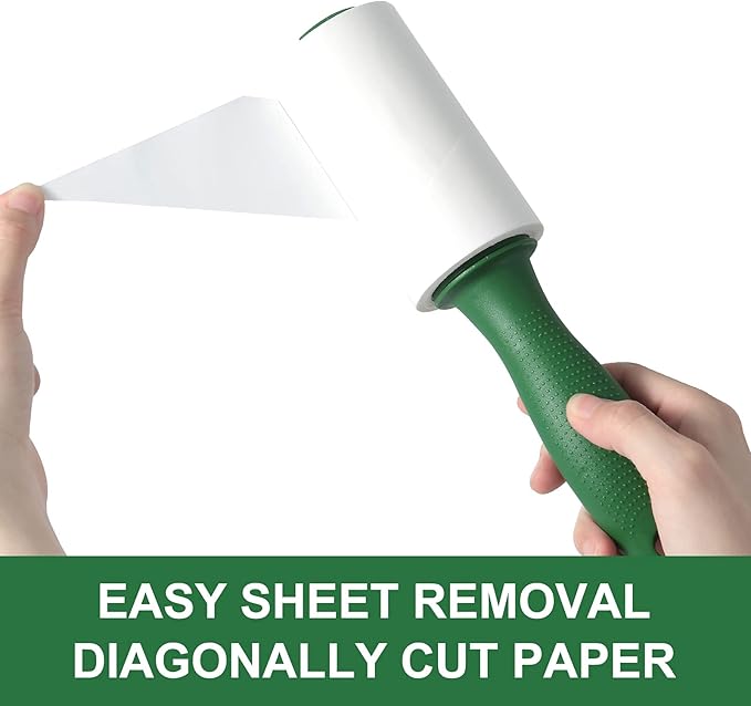 Fedicelly Extra Sticky Lint Rollers Pet Hair Remover for Laundry Clothes Furniture Carpet,Total 400 Sheets Lint Rollers Refills Dog Cat Hair Lint Remover Brush Couch-PurrikoPets