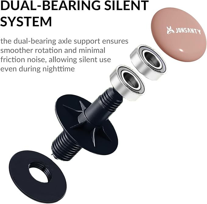 8.4" Silent Hamster Wheel, Non-Slip Track, Exercise, Release Stress, Relieve Anxiety, Adjustable Height Stand, for Syrian Dwarf Hamster, Gerbil, Mice, Other Small Medium Sized Pets, Green-PurrikoPets