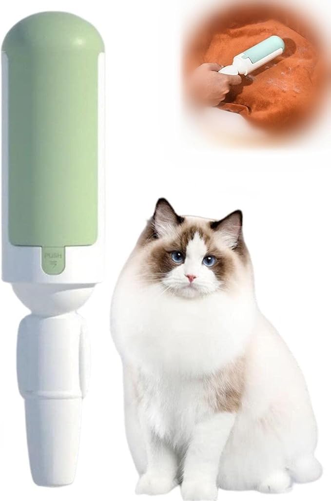 2023 New Pet Hair Remover Roller - Reusable and Washable for Dog/Cat Fur - Best for Couch and Furniture (A-White)-PurrikoPets