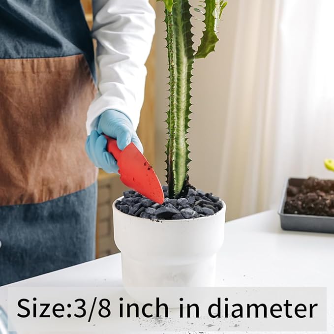 2lbs Black Gravel, 3/8 Inch Black Stones. Decorative Black Rocks for Succulent Plants, Vase, Cactus, Bamboo Plants and Outdoor Garden Landscaping-PurrikoPets