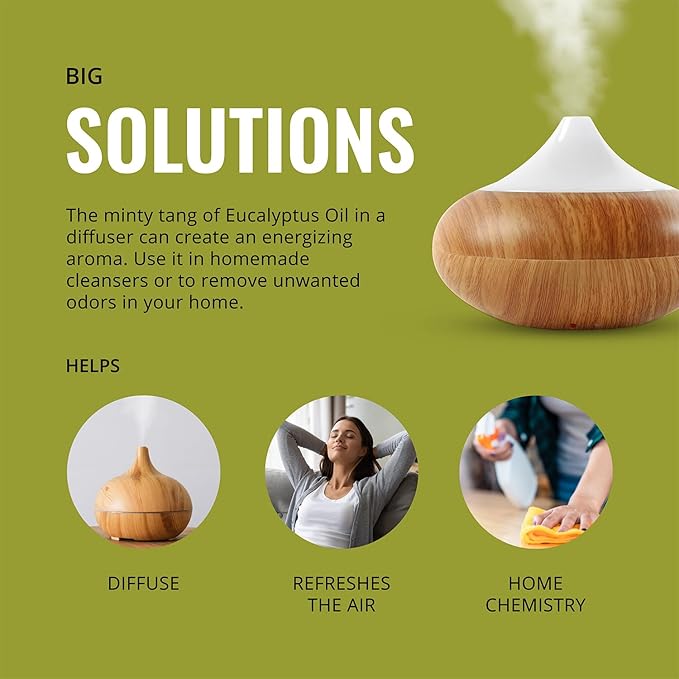 Eucalyptus Essential Oil 16 oz (473 ml) for Diffusers, Home Care, Candles, Aromatherapy, Candle Making-PurrikoPets