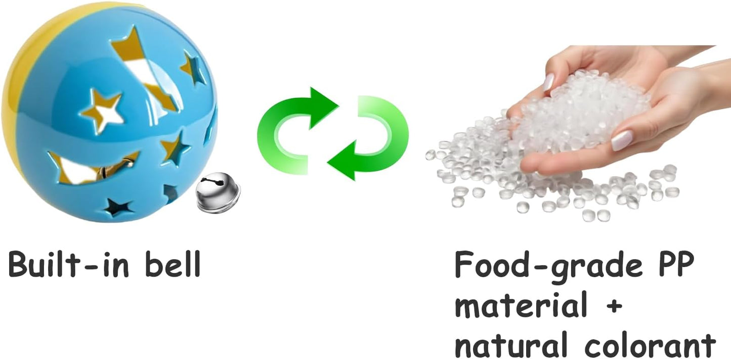 40-Piece Cat Toy Variety Pack for Indoor Cats and Kittens, Bouncy Paws (1.5'' - 2.2'', Cat Toys Deluxe Pack)-PurrikoPets