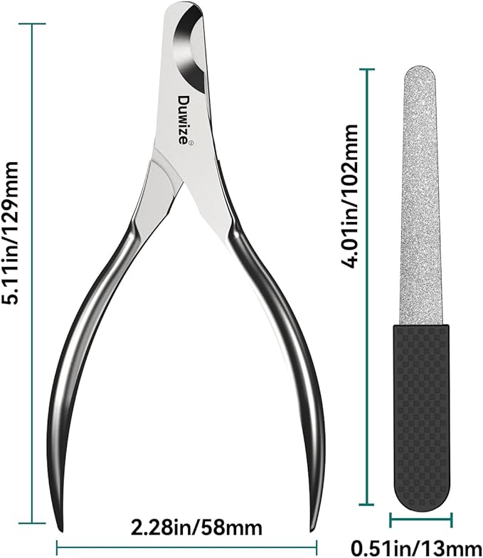 Dog Nail Clippers - All Steel Material, 1.22-Inch Large Opening, Built-in Spring, No Fur Pinch, for Medium to Large Dogs and Cats, Professional Pet Nail Trimmers, with Free Nail File-PurrikoPets
