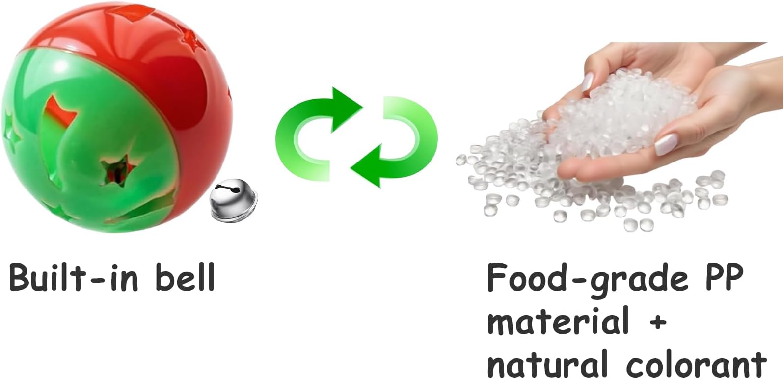 5-Pack Cat Toy Balls with Bells for Kittens and Indoor Cats, Snuggle Play (1.5'', Basic Cat Toy Set)-PurrikoPets