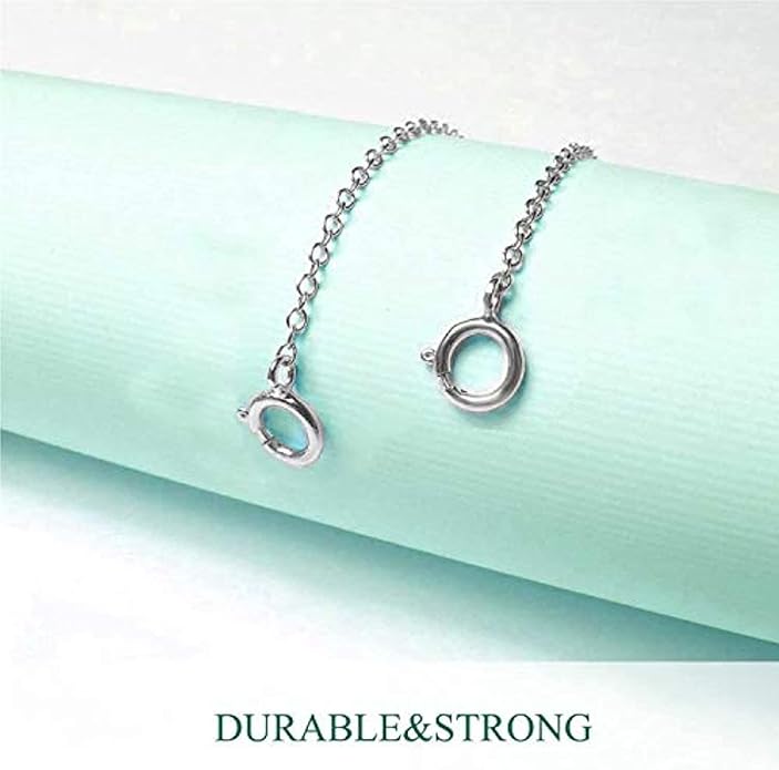 14K Gold Chain Extender for Women, Yellow Gold/White Gold/Rose Gold Adjustable Gold Necklace Anklet EXtension Chain, Available in 2/3/4 Inch