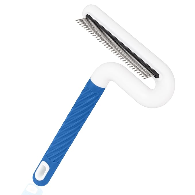 Flea Comb, TailGurus Effective Flea Comb for Cats & Dogs - Shedding Brush for All Pets - Long Hair Friendly - Durable - Versatile & Safe - Durable, Safe & Versatile - Portable, Pet-Friendly(TG2042)-PurrikoPets