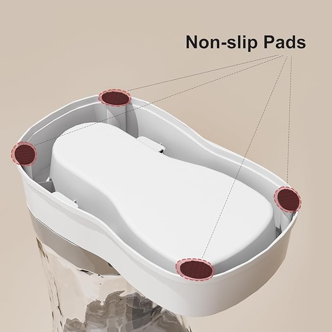 Gardner Pet Automatic Dog Water Dispenser Gravity Stainless Steel Water Waterer Feeder, 100% BPA-Free Large Capacity Water Feeding Bowls for Medium & Large-Sized Dogs Cats Other Pets -(1 Gallon)-PurrikoPets