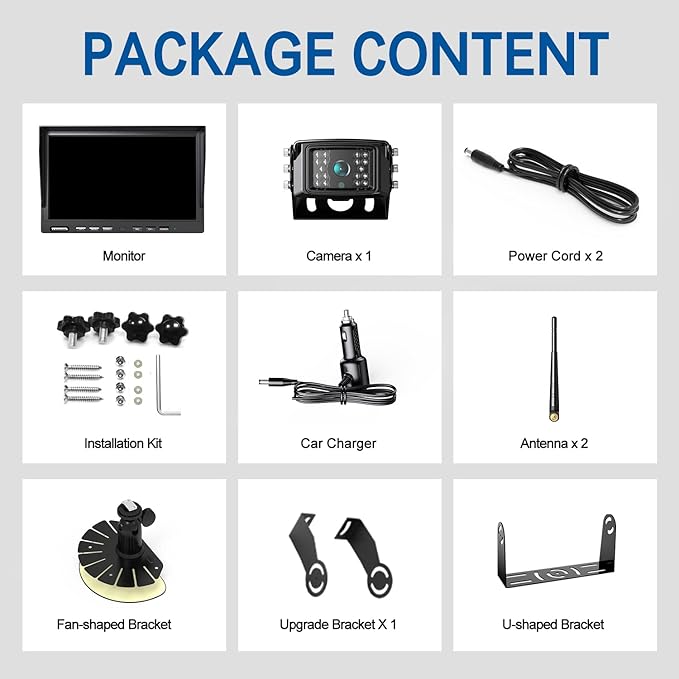 1080P Wireless Backup Camera System for RV Trailer Truck Camper,10 Inch DVR Monitor w/Recording IR Night Vision Digital Wireless Rear View Camera Adapter for Furrion Pre-Wired RVs,BW101SL-PurrikoPets