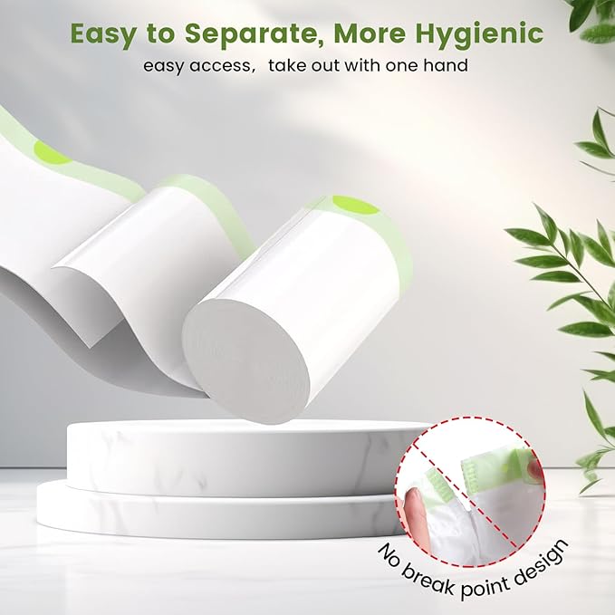 67 Count Cat Litter Bags for Pet Pura MAX Self-Cleaning Litter Box, Drawstring Kitty Liners for Automatic Waste Drawer Bin, Disposable Replacement Poop Trash Bag, Durable Leak-proof - 21 * 15.7 "-PurrikoPets