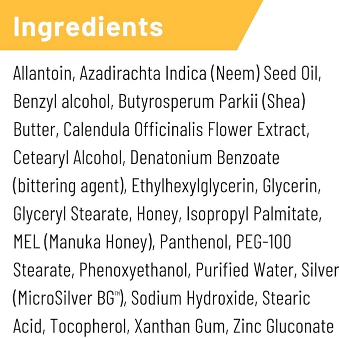 Absorbine Silver Honey Rapid Wound Repair Ointment, Manuka Honey & MicroSilver BG, Veterinarian Tested Horse & Animal Wound Care, 2oz Tube-PurrikoPets