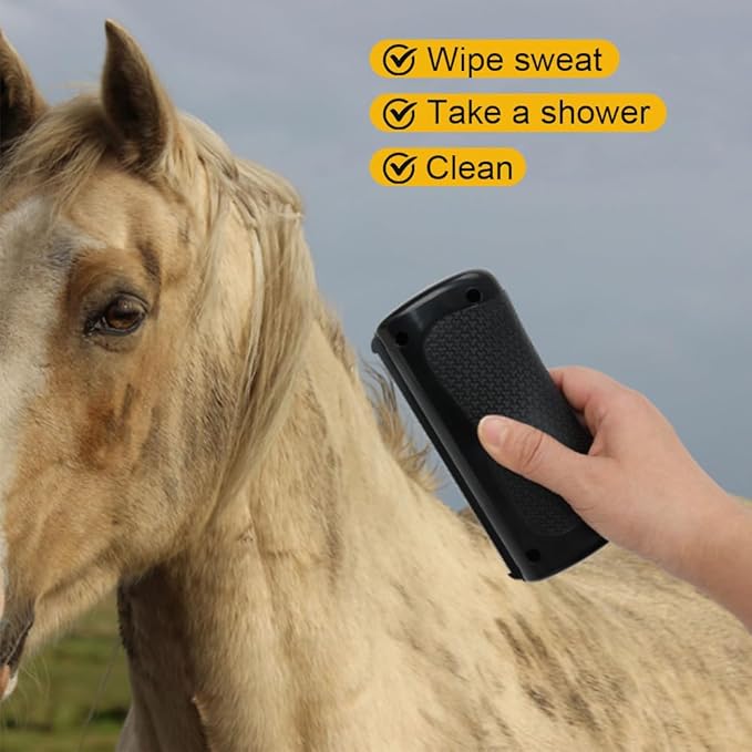 2Pc Deshedding Brush Rhykin Brush for Pets, Pet Hair Removal Tool,Suitable for Cats, Dogs, Rabbits, and Horses-PurrikoPets