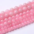 8mm Natural Rose Quartz Beads Pink Energy Crystal Round Loose Beads for Jewelry Making DIY Bracelets 15" 45pcs