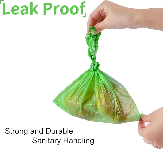 ECO-CLEAN 360 Count Dog Poop Bags with Dispenser, Leak-Proof, Unscented, 0.2 Ltr Capacity, Indoor/Outdoor Use-PurrikoPets