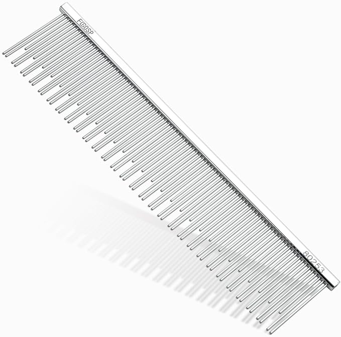 6.1" Dog Grooming Comb for Long Haired Cats & Dogs-PurrikoPets