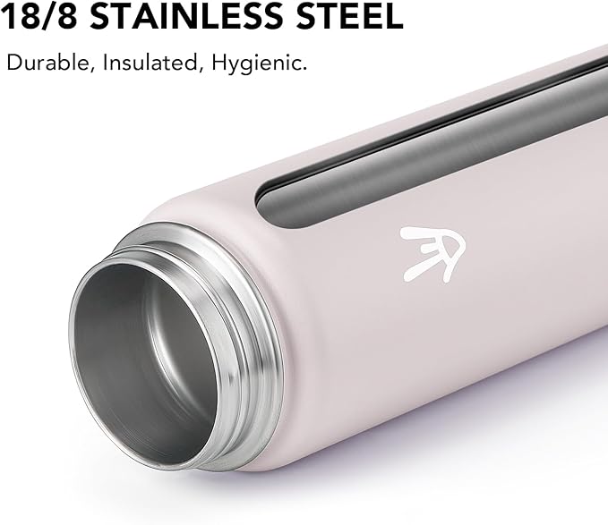 Enerbone 32 oz Insulated Water Bottle, Stainless Steel Bottle with Carrying Strap, Double-Wall Vacuum Insulation Design, Leakproof Sports Bottle with Straw, Keep Drinks Cold or Hot for Hours-PurrikoPets