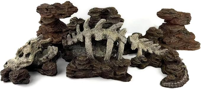 Fish Tank Decor Rocks.Aquarium Decoration Model.Easy Superior Aquascape (Wilderness Keel)-PurrikoPets