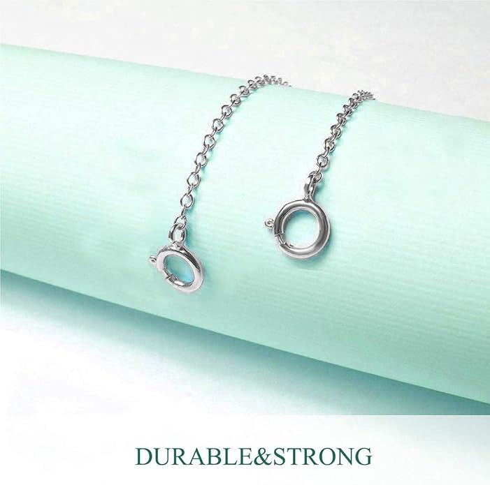 14K Gold Chain Extender for Women, Yellow Gold/White Gold/Rose Gold Adjustable Gold Necklace Anklet EXtension Chain, Available in 2/3/4 Inch