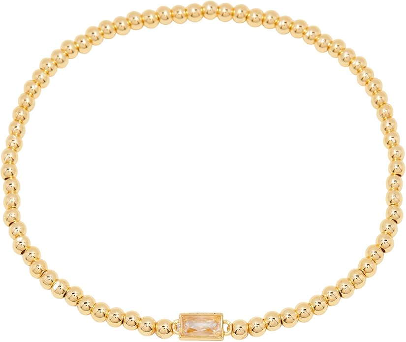 Brook & York Kylie Women's Birthstone Bead Bracelet - Custom Jewelry - Personalized Birthday Gift - Gifts for Mom