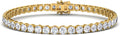 0.50-15 Carat Lab Grown Classic Diamond Tennis Bracelet 4 Prong Setting Luxury Collection (F-G Color, SI Clarity) Length- 7 Inch