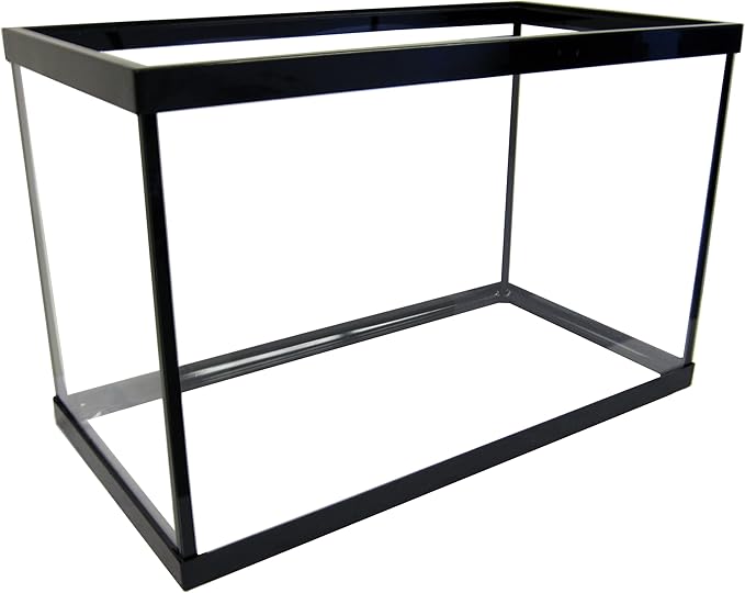 5 Gallon Aquarium with Glass Canopy - 16x08x10 - (1) Aquarium & (1) Glass Canopy ONLY-PurrikoPets