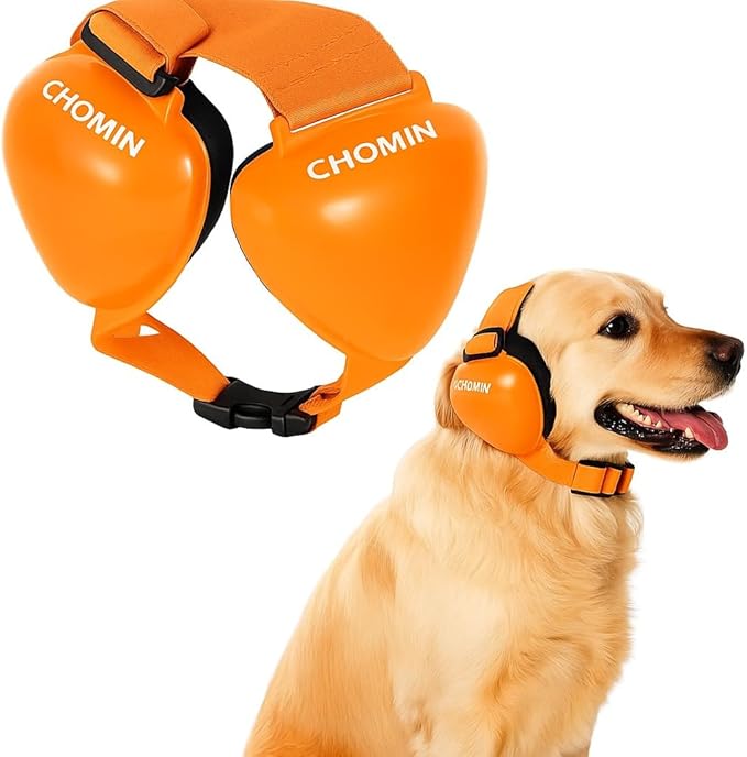 Dog Ear Muffs for Noise Protection, 29dB NRR Dog Earmuffs, Noise Cancelling Headphones for Dogs-PurrikoPets