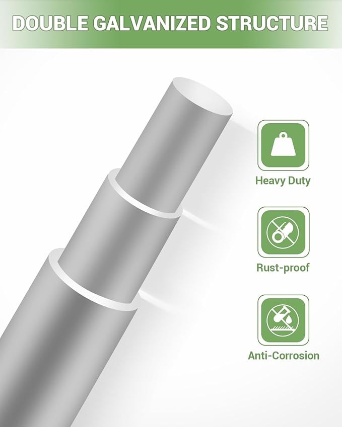 9GA Thickened Heavy Duty Cattle Farm Fence, 4ft x 328ft Galvanized Goat Deer Fence, Heavy Zinc Coating Hog Wire Fencing for Farm Livestock Animals Protection-PurrikoPets