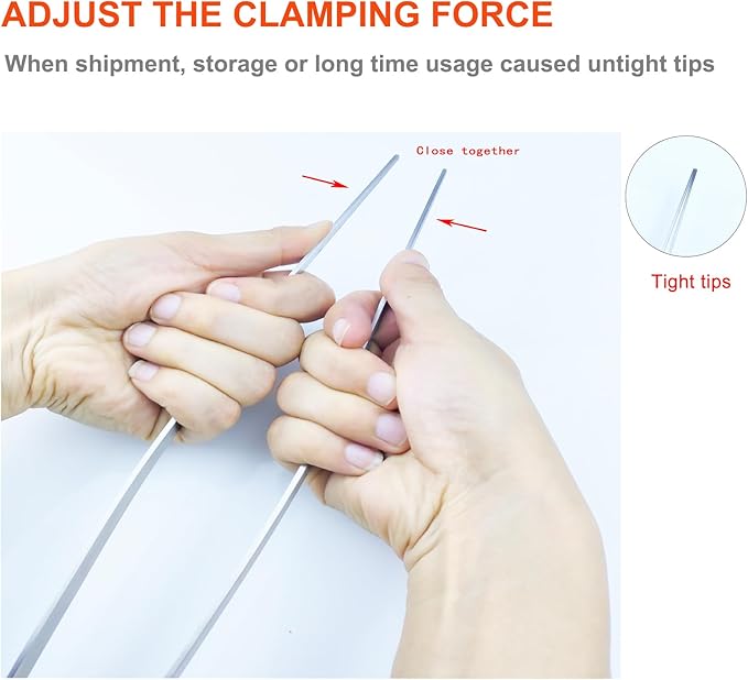 Extra Long Tweezers, Aquascape Tools, 18.9 inch Fecsam Aquarium Stainless Steel Large Feeding Tongs for Fish Tank, Terrarium，Aquascaping, Reptile Snake (Straight)-PurrikoPets