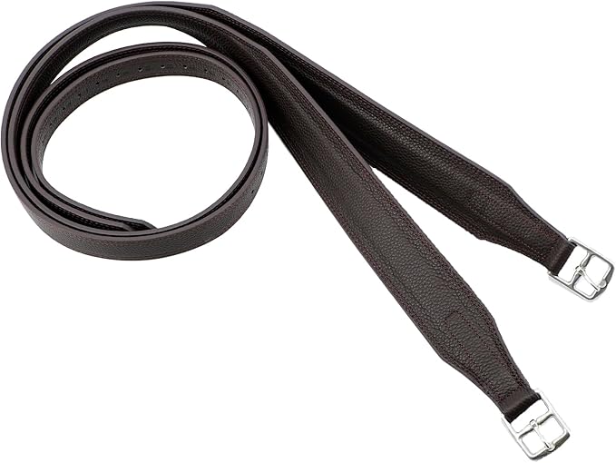 Jeereal Stability Stirrup Leathers for English Saddle Wide Body English Stirrup Leathers for Equestrian Riding-PurrikoPets