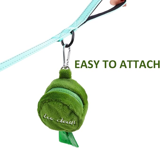 ECO-CLEAN Dog Poop Bags with 3 Bags Left Indicator - 360 Count Extra Thick and Leak Proof Pet Waste Bags with 1 dispenser, Unscented-PurrikoPets