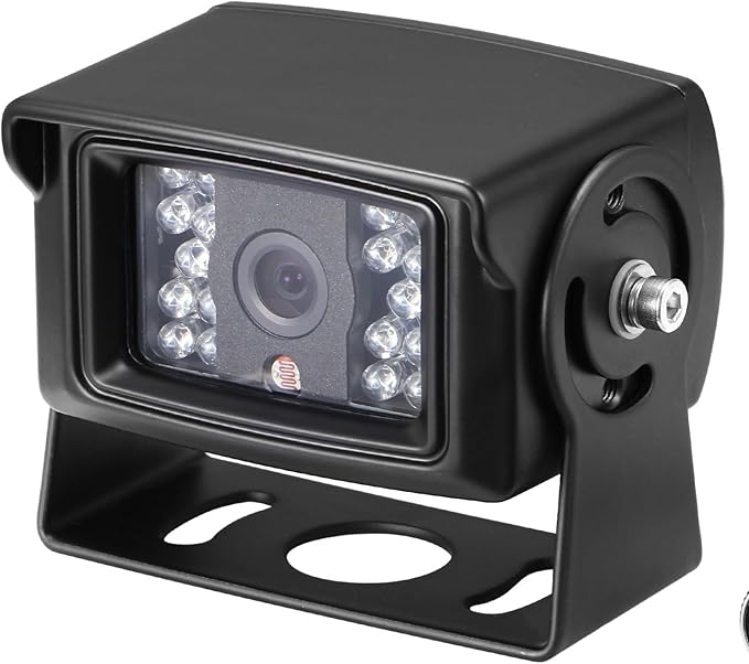 7" 1080P AHD Wired Reverse Rear View Backup Camera System, Waterproof Rearview Reverse Camera 130 Degree Wide Angle Night Vision 4 PIN Cam System for Tractor/Truck/Excavator/Caravan/Skid Steer/RV-PurrikoPets