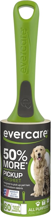 Evercare Pet Hair Extra Sticky 60 Layer Lint Roller-PurrikoPets