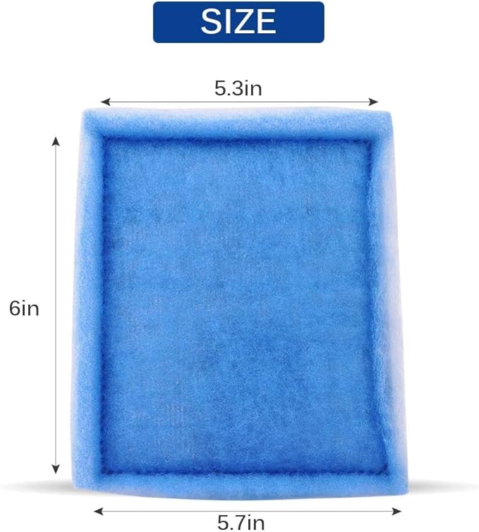 30PCS #3 Fish Tank Filters, Aquarium Filter Cartridge Compatible with Rite-Size C & Fit for EZ-Change #3 20-40/30-60 Gallon Fishtank Power Filter Replacement-PurrikoPets