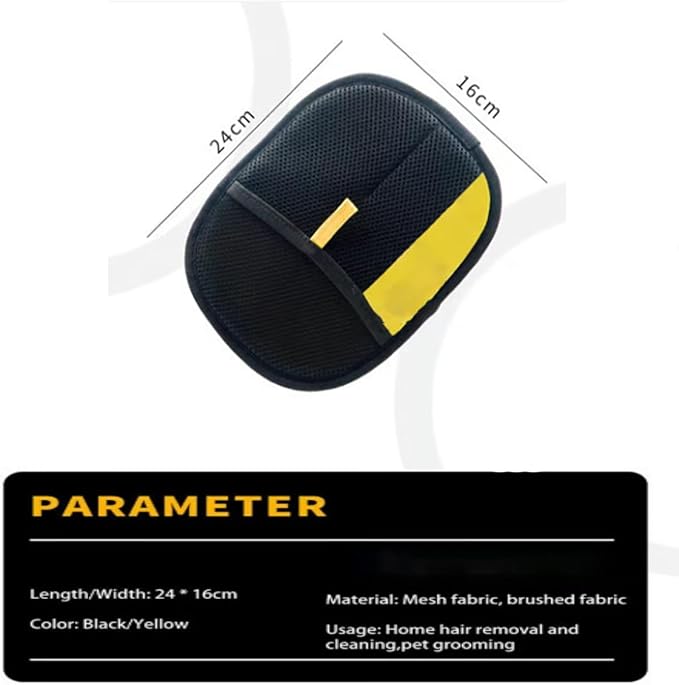 Fursweep Gloves Pet Hair Remover, Kivori Pet Grooming Glove, Pet Hair Remover Electrostatic Gloves, Furmingle Double Sided Cat Grooming Glove, Reusable Cat & Dog Hair Remover, for Couch, Carpet-PurrikoPets