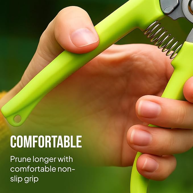 2-Pack Stainless Steel Gardening Scissors, Pruning Shears and Clippers for Gardening-PurrikoPets