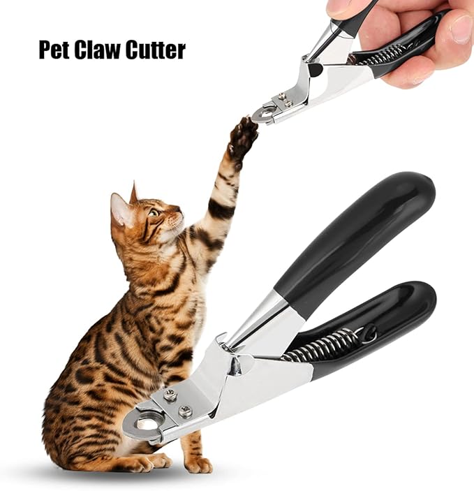 Estink Dog Cat Nail Clippers, Professional Pet Claw Trimmer Pet Dog Cat Dedicated Nail Scissors Toe Claw Shear Clippers Trimmer Cutter Dog Toes Cutter Grooming Tool for Tiny Dog Cat-PurrikoPets