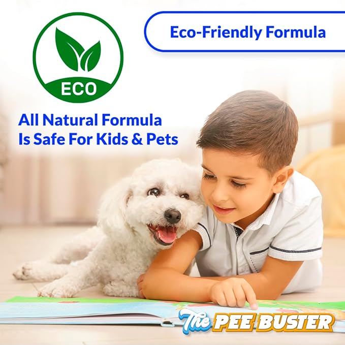 Generic Peebuster Pet Stain & Odor Remover - Cleaning Spray for Dog and Cat Urine, 1 Count (Pack of 1)-PurrikoPets