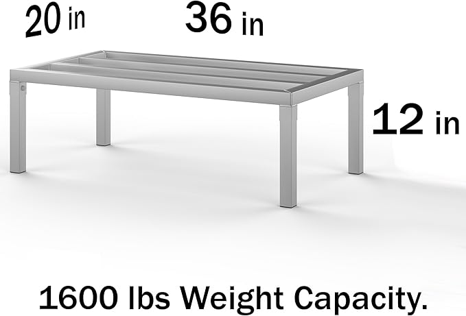20 in X 36 in. Aquarium Stand | Industrial Style Aluminum Fish Tank Base with Open Frame Design-PurrikoPets