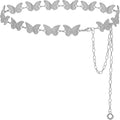 Waist Chain Belts Women Girls Metal Belly Link Adjustable Waist Belt for Jeans and Dress