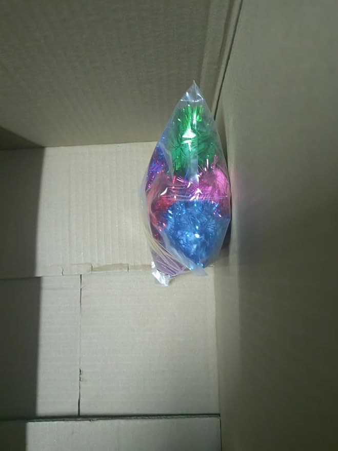 20 Pack 2 Inches Sparkle Balls for Cats, Large Size, Glitter Pom Poms Fuzzy Balls for Cats, Kitten Indoor Assorted Color Random-PurrikoPets