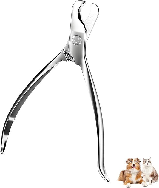 Dog Nail Clippers & Cat Nail Trimmers - Sharp Stainless Steel Professional Pet Nail Clippers for All Dogs, Thick Nails & Indoor Cats - Ergonomic Non-Slip Handle for Safe, Comfortable Grooming-PurrikoPets