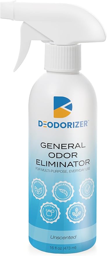 General Odor Eliminator for Multi-Purpose Everyday Use - Air & Surface - Neutralizes Odors, Unscented - 16oz Spray-PurrikoPets