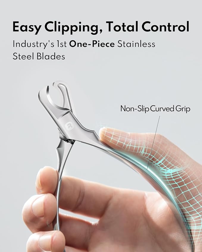 Dog Nail Clippers – Sharp, Durable, All Steel Material, Ergonomic Non-Slip Handle, Safe and Comfortable Trimming, Professional Pet Nail Trimmers for All Dogs Cats-PurrikoPets