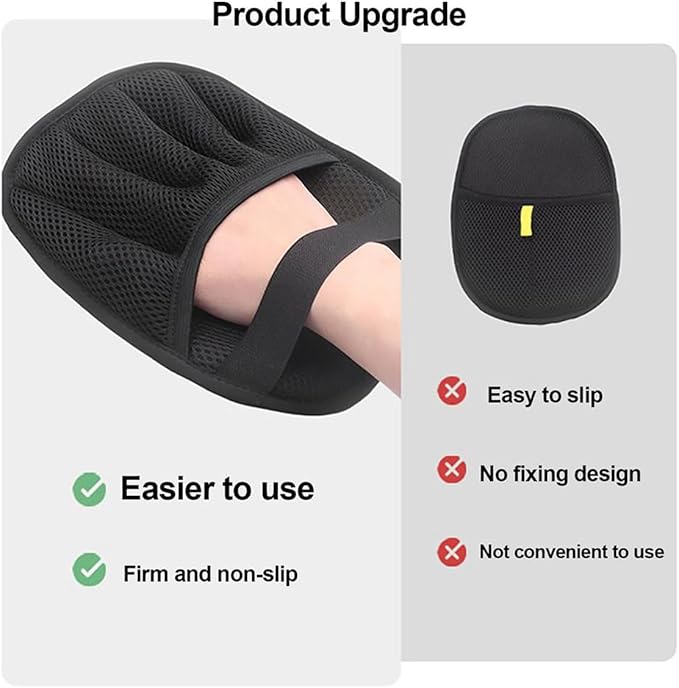 2025 New Upgraded Electrostatic Pet Hair Removal Gloves - Reusable Cat Hair Remover & Dog Hair Removal Mitt with Elastic Cuff & Finger Loops for Furniture, Bedding, Car (1pcs)-PurrikoPets