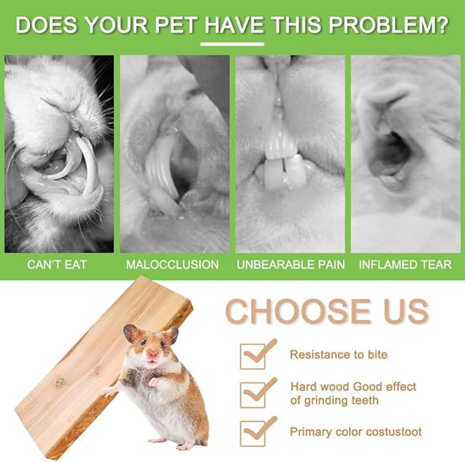 2Pcs Hamster Ledges Wooden Platform Rat Climb Platform Shelf Bird Perch Stand Toys Cage Accessories for Rat Squirrel Gerbil Suger Glider 2.6" X 5.9"-PurrikoPets