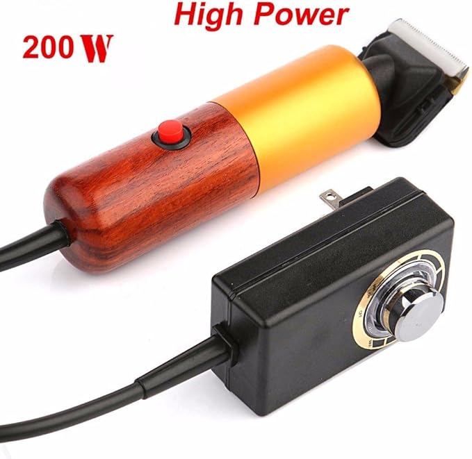 Dream Reach Pet Grooming Clippers, Low Noise Dog Clipper, Electric Cat Hair Shaver Kit, Pet Hair Trimmers for Small Medium Large Dogs Cats with 2 Comb Attachments (A-200W)-PurrikoPets