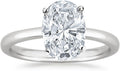 1 to 5 Carat LAB GROWN Solitaire IGI CERTIFIED Diamond Engagement Ring (E-F Color VS2-SI1 Clarity)