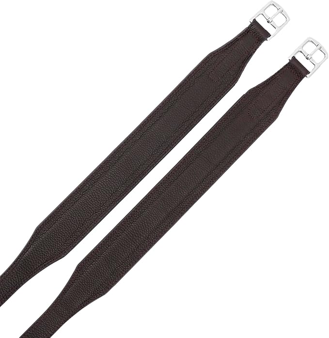 Jeereal Stability Stirrup Leathers for English Saddle Wide Body English Stirrup Leathers for Equestrian Riding-PurrikoPets