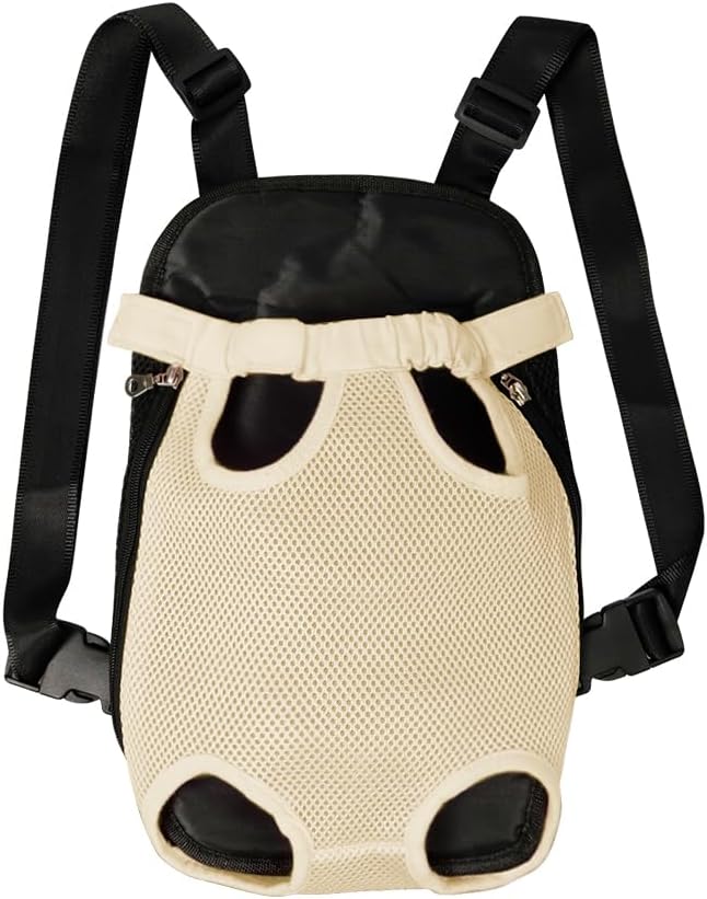 FEimaX Dog Carrier Backpack Pet Legs Out Front Cat Travel Bag, Adjustable Puppy Backpacks Carriers Hands-Free for Small Medium Dogs Cats Hiking Traveling Camping Daily Walking-PurrikoPets
