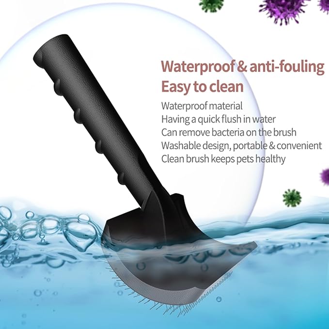 Dog Slicker Brush for Poodles,Doodles,Goldendoodles Grooming Fluffy Shedding Tangles Mats Knots Easy and Quick Best Dog Slicker Brush for Long Thick Curly Coat Labradoodles Dematting.25mm(1'')-PurrikoPets